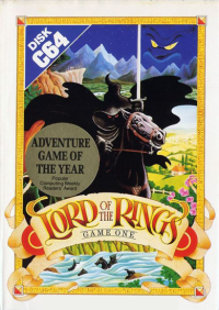 Lord of the Rings Commodore 64  box art